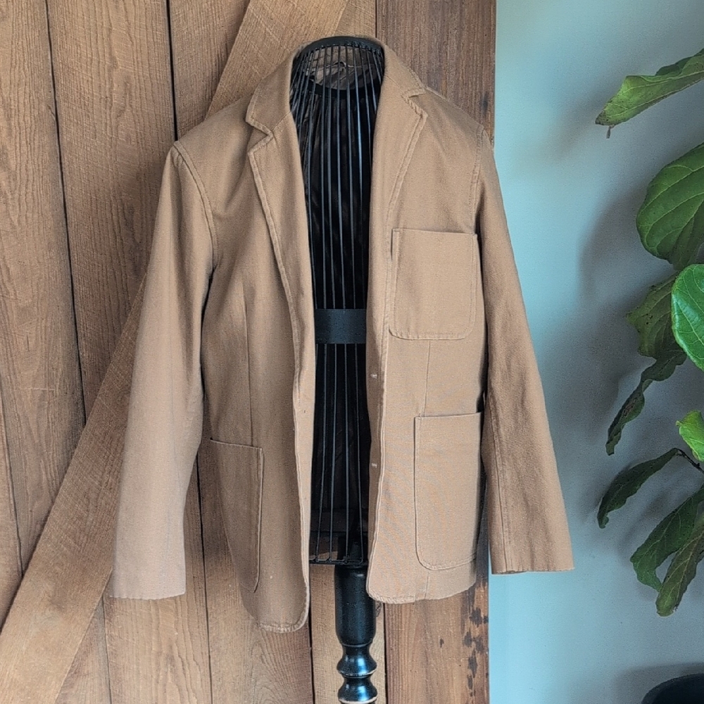 Duluth Trading Co Men's Brown Canvas Jacket